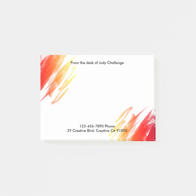 Bloco Post-it Nota pegajosa feita sob encomenda criativa Pades (Frente)