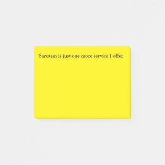 Bloco Post-it Notas agressivas passivas