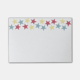 Bloco Post-it Notas da estrela