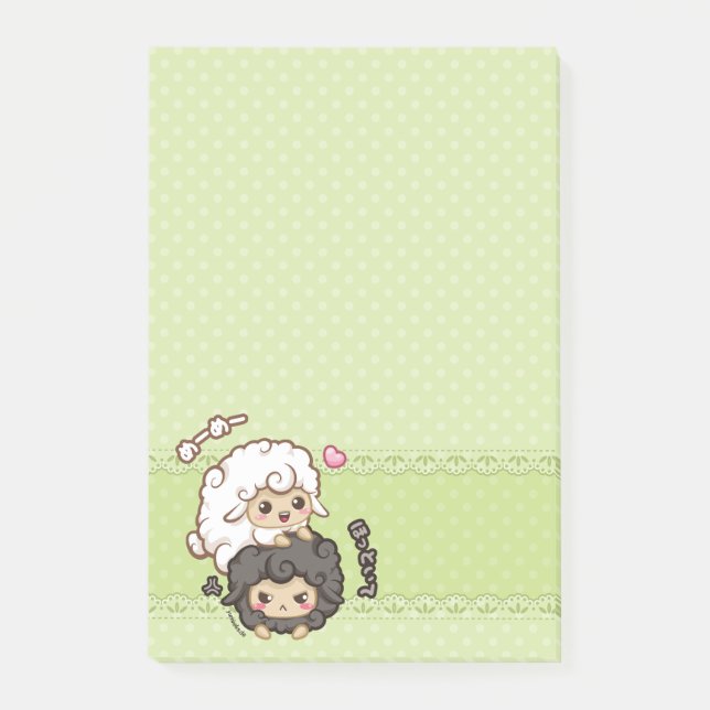 Bloco Post-it Notas de Bruno & de Herbert (Frente)