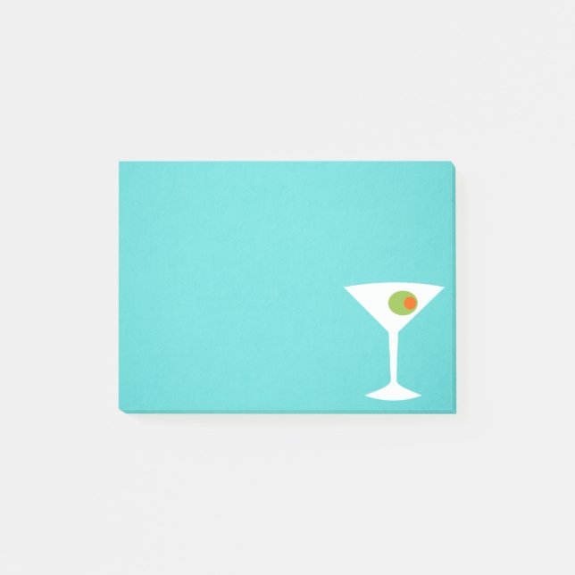 Bloco Post-it Notas de post-it clássicas de Martini do filme (Frente)