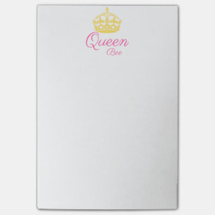 Bloco Post-it Notas de post-it da abelha de rainha