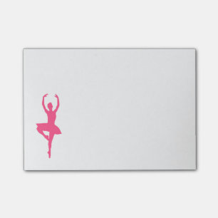 Bloco Post-it Notas de post-it da bailarina