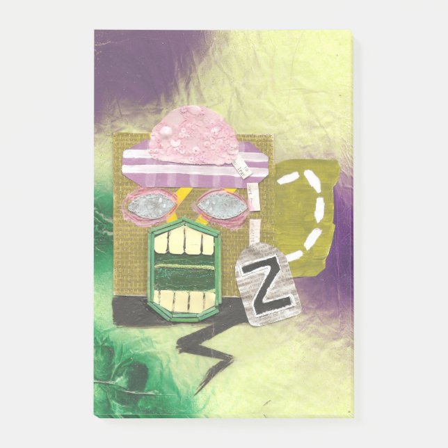 Bloco Post-it Notas de post-it da caneca do zombi (Frente)