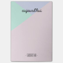 Notas de post-it de Aujourd'hui