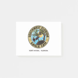 Bloco Post-it Notas de post-it de Logo'ed da came de SWFL Eagle