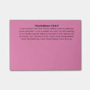 Bloco Post-it Notas de Post-it@ do amor