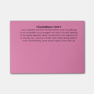 Bloco Post-it Notas de Post-it@ do amor