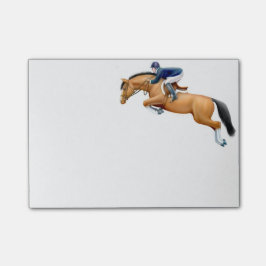 Bloco Post-it Notas de post-it do cavalo da ligação em ponte da