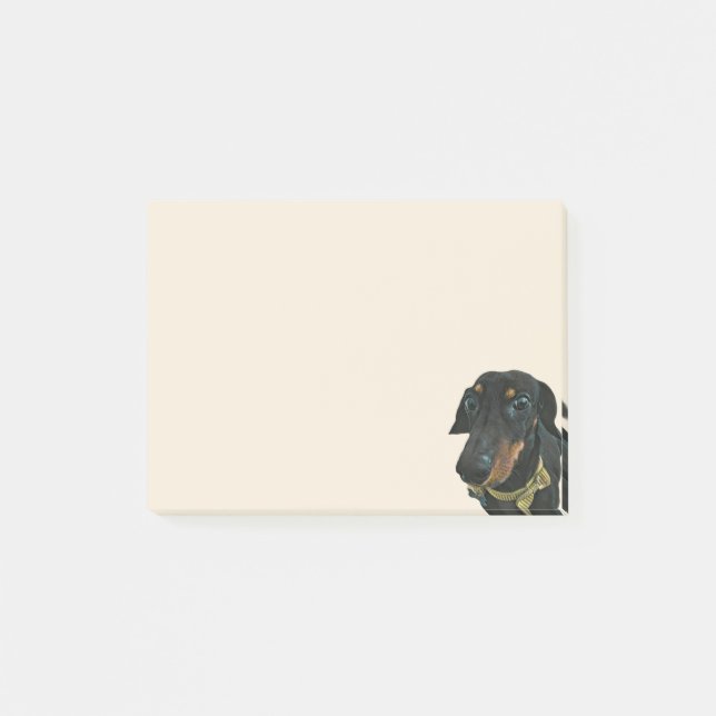 Bloco Post-it Notas de post-it do Dachshund (Frente)