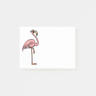 Bloco Post-it Notas de post-it legal do flamingo