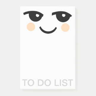 BLOCO POST-IT NOTAS DE POSTA ROSTO BONITAS