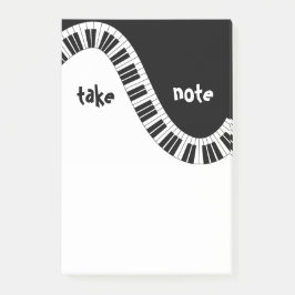 Bloco Post-it Notas de Posto Musical "Take Note"