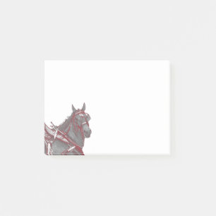 Bloco Post-it Notas de Posto Percheron