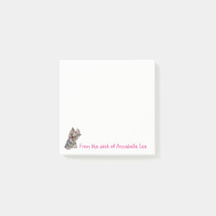 Bloco Post-it Notas de Yorkie