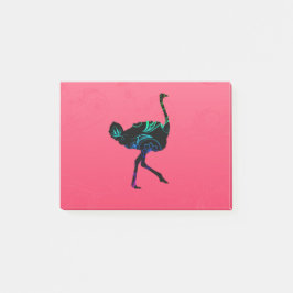 Bloco Post-it Notas do Abstrato Ostrich Post-it®