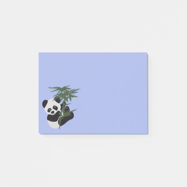 Bloco Post-it Notas do Cargo-it® da panda pequena (Frente)
