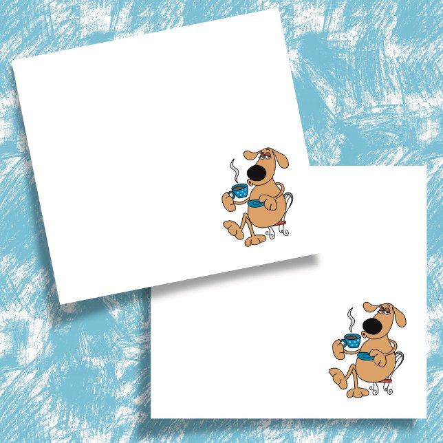 Bloco Post-it Notas do Coffee Dog Post-it® (Criador carregado)