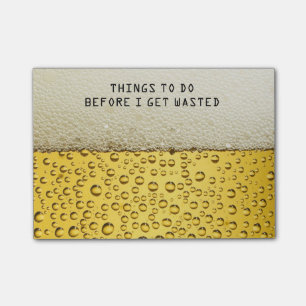 Bloco Post-it Notas do Posto Engraçado Beer Pós-it®