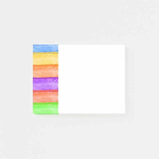Bloco Post-it Notas do Posto Rainbow 4x3 (Frente)
