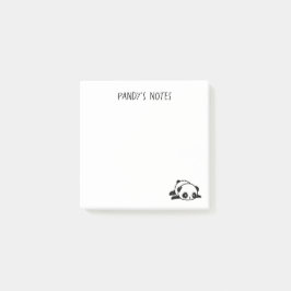 Bloco Post-it Notas Panda Bear preguiçoso 3" x 3" Pós-it®
