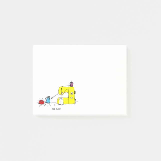 Bloco Post-it Notas pegajosas Sewing (Frente)