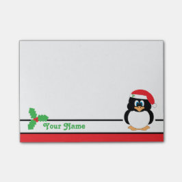 Bloco Post-it Notas personalizadas do Cargo-it® do pinguim do