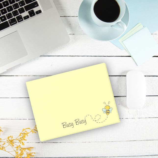 Bloco Post-it Notas Post-it® Busy Bee 4 x 3 (Criador carregado)