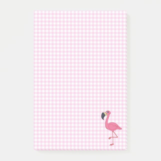 Bloco Post-it Notas Post-it® do Flamingo (Frente)
