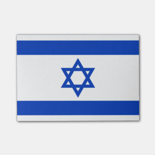 Bloco Post-it Notas sobre Bandeira do Israel Post-it®
