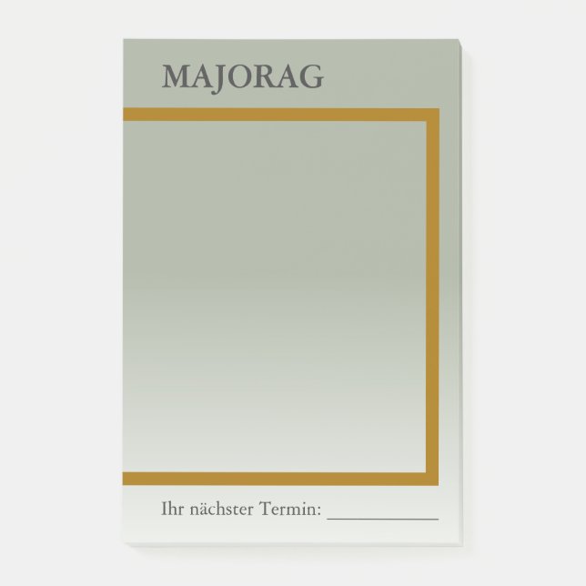 Bloco Post-it Notas únicas (Frente)