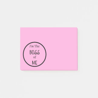 Bloco Post-it Notepad do Chefe Rosa do Mim