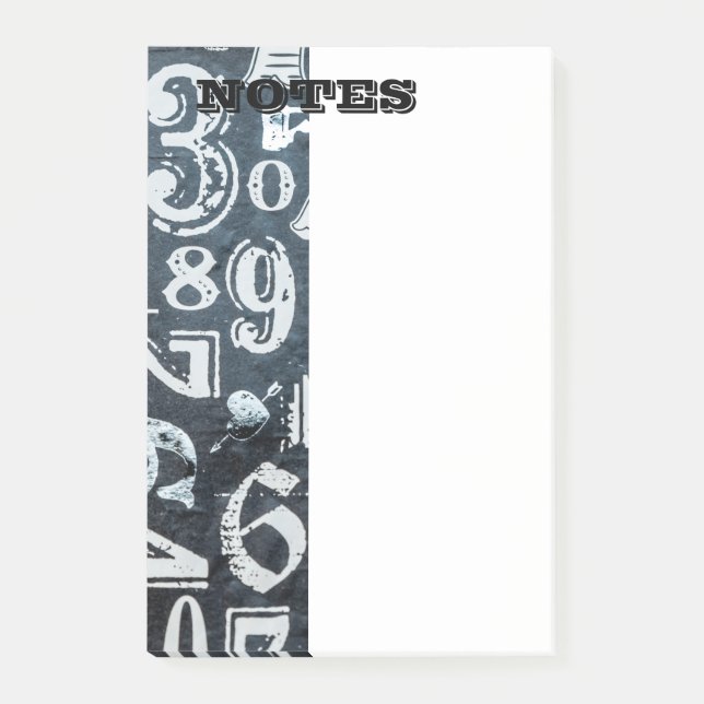 Bloco Post-it Numera post-it (Frente)