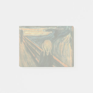Bloco Post-it O Abstrato de Arte Moderna do Gritar Munch