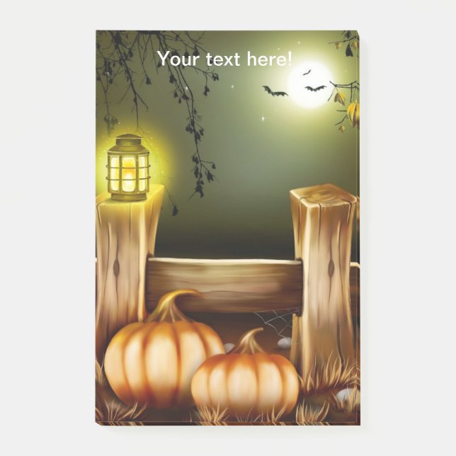 Bloco Post-it O Dia das Bruxas (Frente)