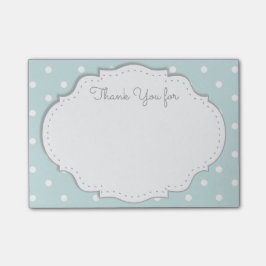 Bloco Post-it Obrigado notas pegajosas