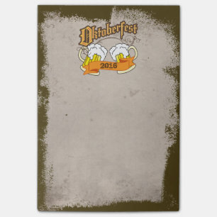 Bloco Post-it Oktoberfest Festival Alemão Beer Caneca de cerveja