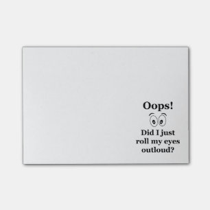 Bloco Post-it Oops!