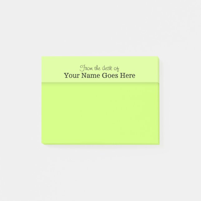 Bloco Post-it Organizador conhecido da nota da mesa dos (Frente)