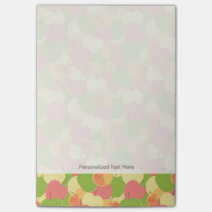 Bloco Post-it Ornamento com maçãs