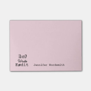 Bloco Post-it Os escritores que engraçados a vida come escrevem