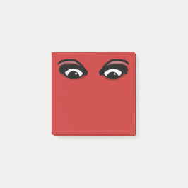 BLOCO POST-IT OS OLHOS BONITOS QUE OLHAM O ESCREVEM