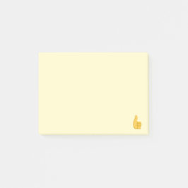 Bloco Post-it Os polegares levantam Emoji