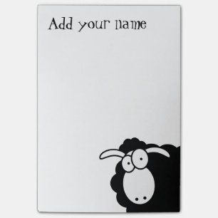 Bloco Post-it Ovelha Negra