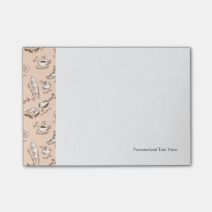 Bloco Post-it Padrão com Comida