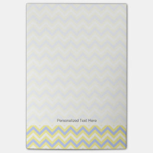 Bloco Post-it Padrão de Chevron Pastel