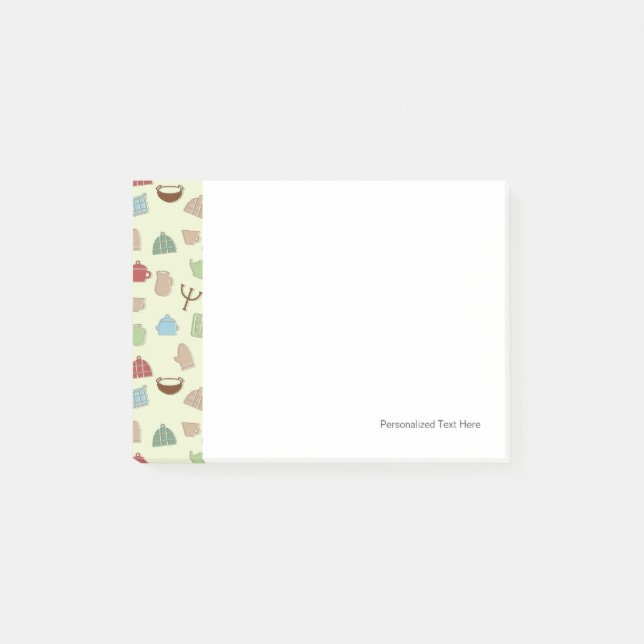 Bloco Post-it Padrão de cozinha (Frente)