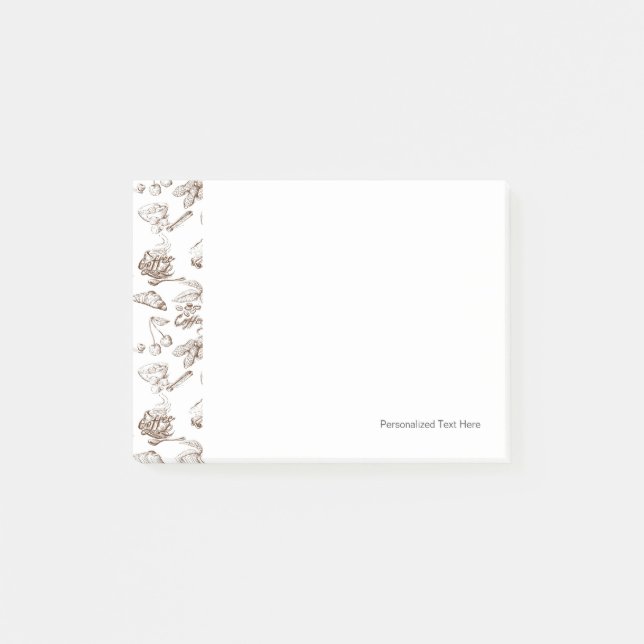 Bloco Post-it Padrão de papel (Frente)