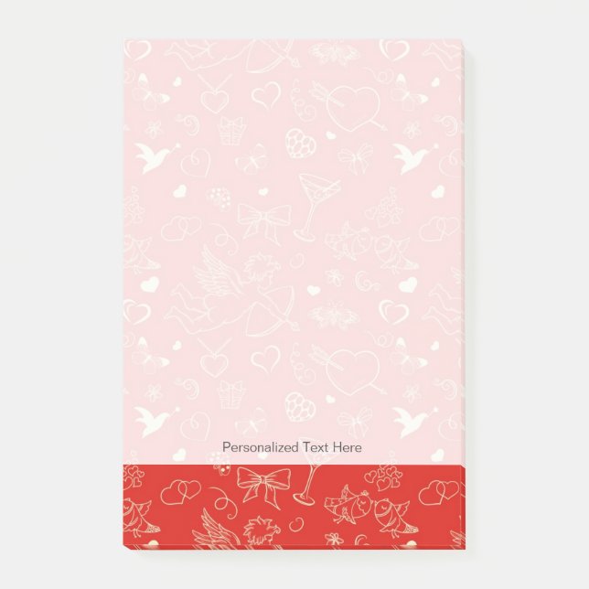 Bloco Post-it Padrão do Namorados (Frente)