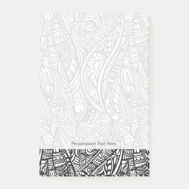 Bloco Post-it Padrão étnico 3 (Frente)